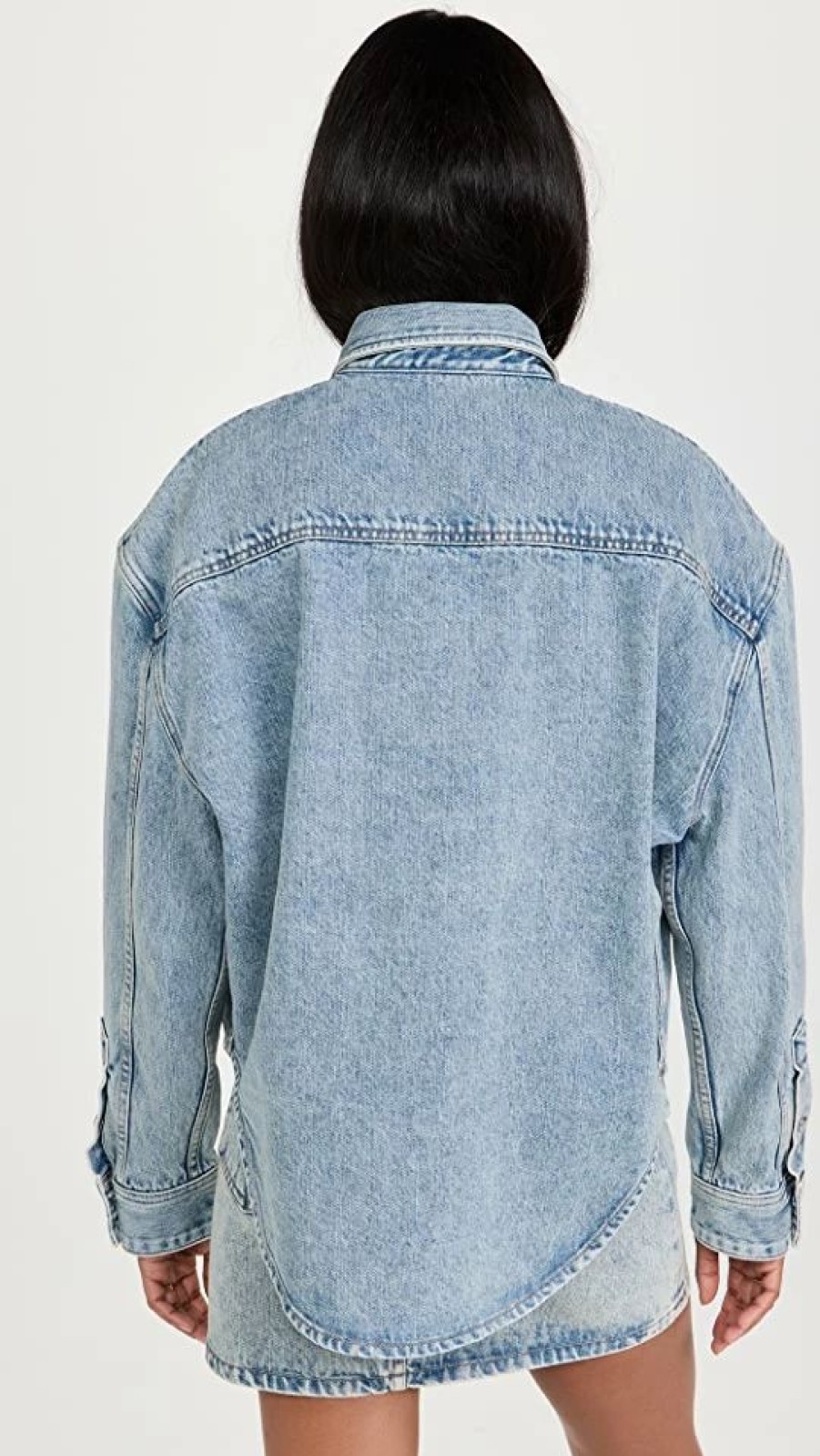 Jean Jackets * | Best Pirce Wardrobe.Nyc Denim Jacket Blue