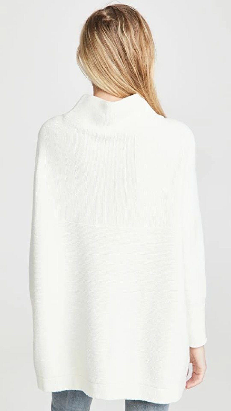 Turtle & Mock Necks * | Flash Sale Free People Ottoman Slouchy Sweater Ecru