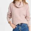 Turtle & Mock Necks * | Wholesale Iro Daisy Sweater Multico Pink