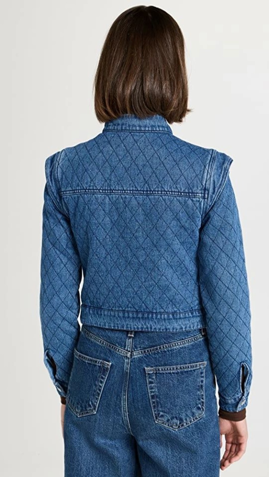 Jean Jackets * | Best Pirce Veronica Beard Jean Killian Quilted Jacket Keystone