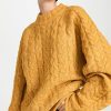 Turtle & Mock Necks * | Cheap Staud Jeromine Sweater Sunflower