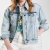 Jean Jackets * | Wholesale Free People Jolene Trucker Jacket Tennessee River