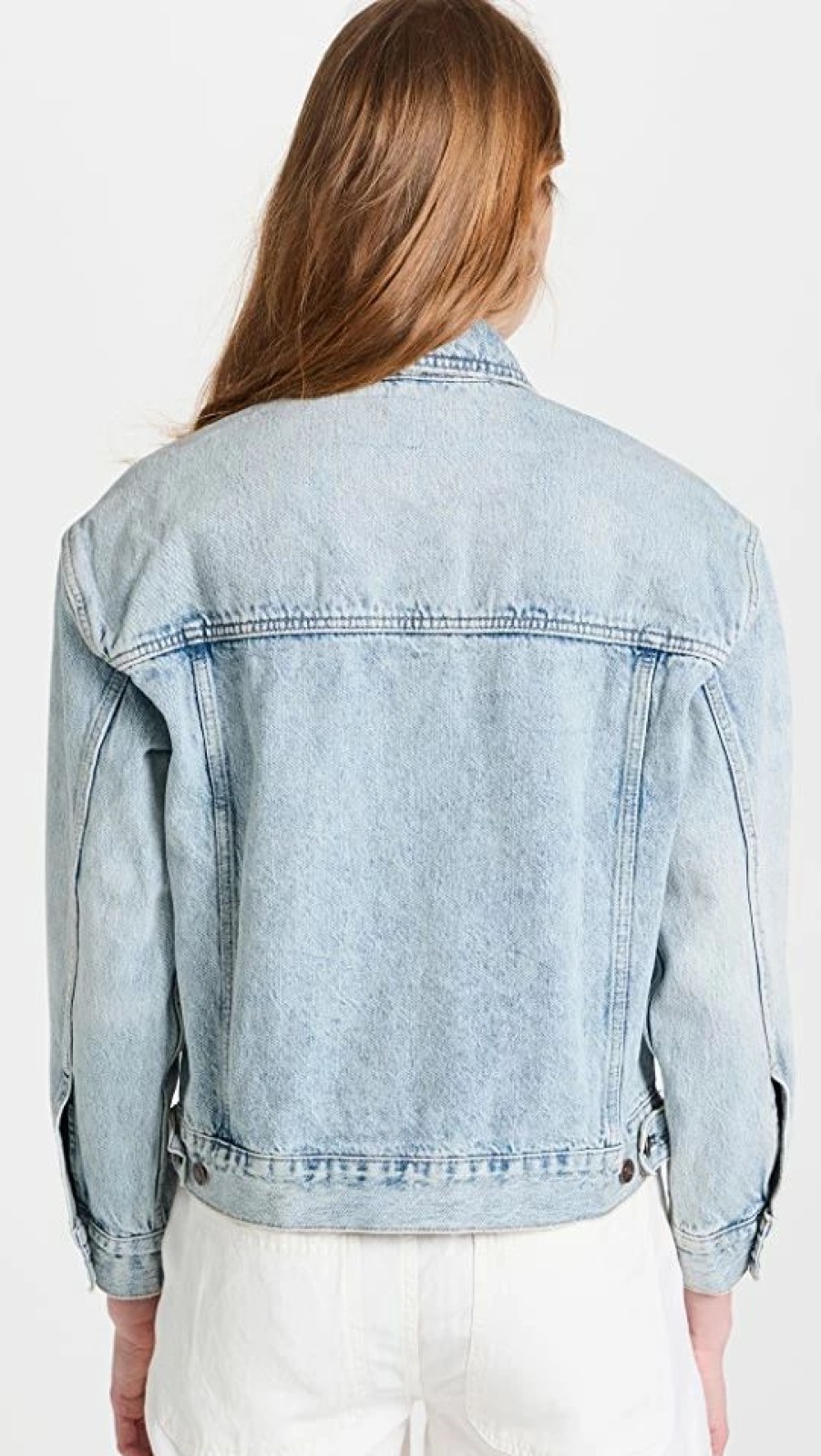 Jean Jackets * | Wholesale Free People Jolene Trucker Jacket Tennessee River