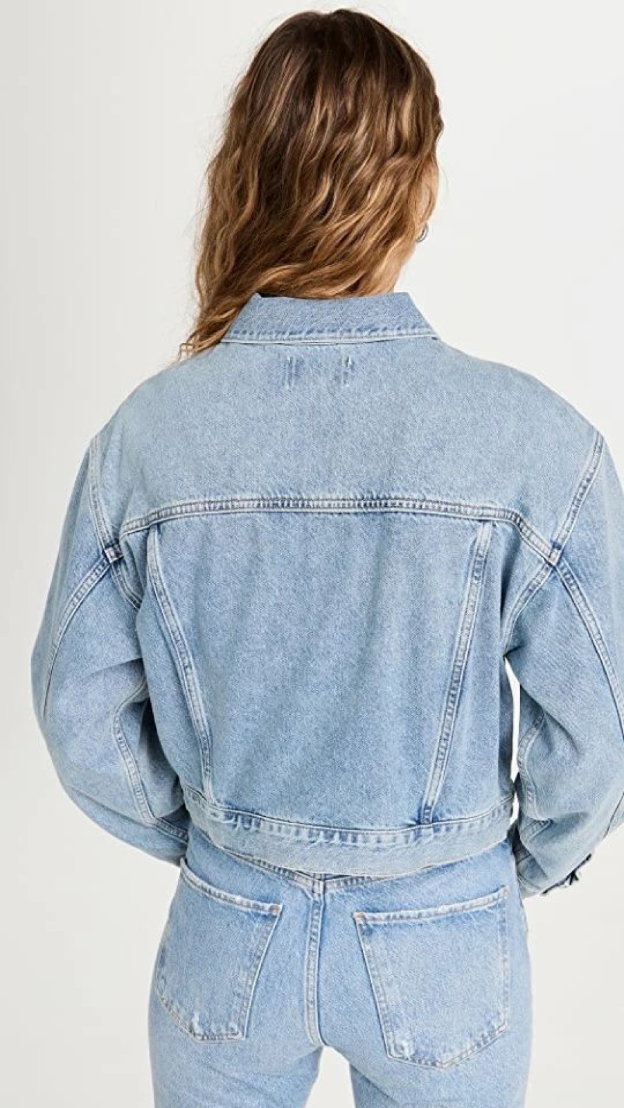 Jean Jackets * | Budget Agolde Shrunken Charli Jacket Immortal