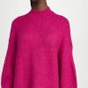 Turtle & Mock Necks * | Best Sale Pistola Denim Carlen Sweater Fuchsia