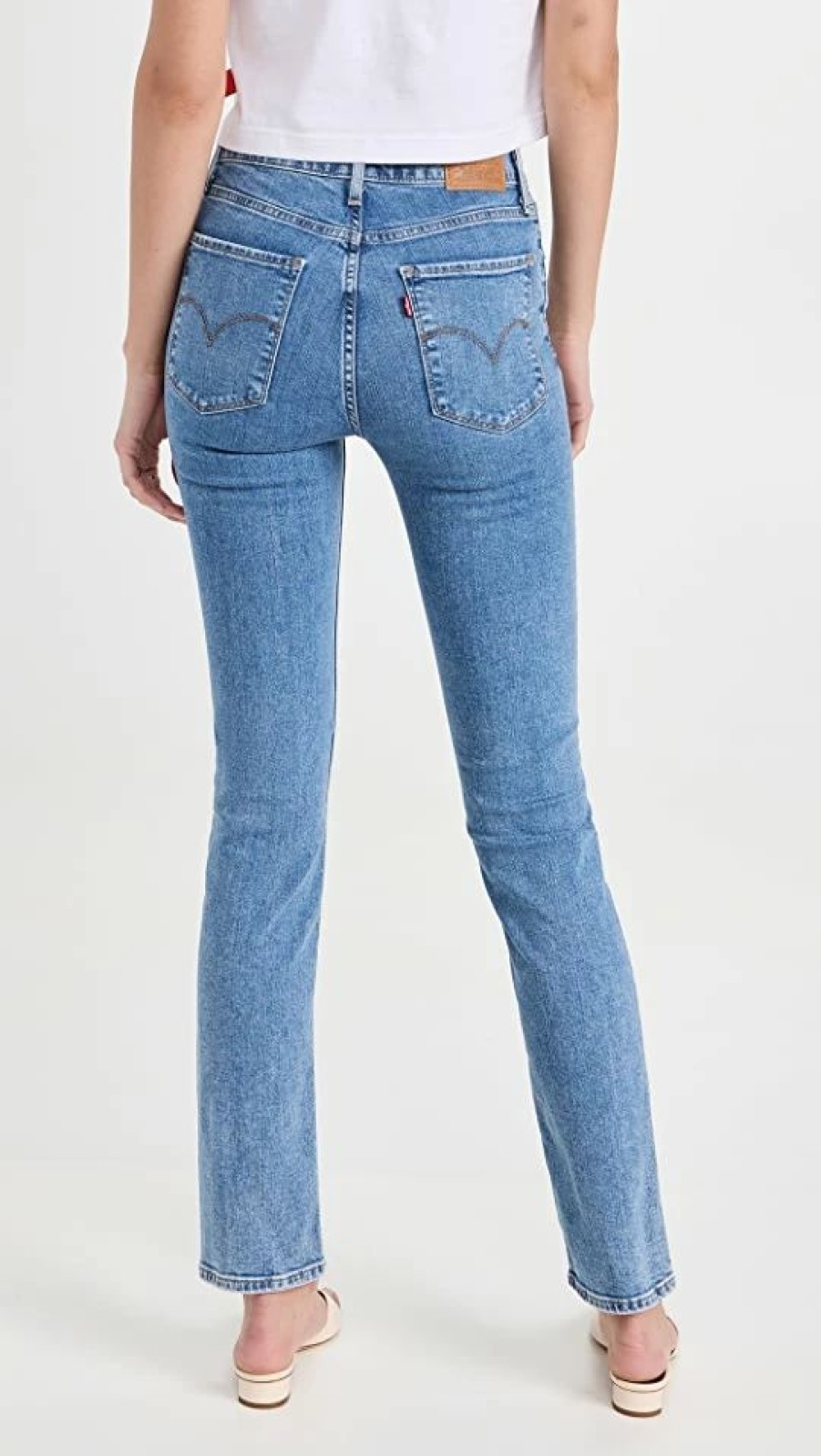 Distressed Jeans * | Best Deal Levi'S 724 High Rise Straight Jeans Keep It Simple