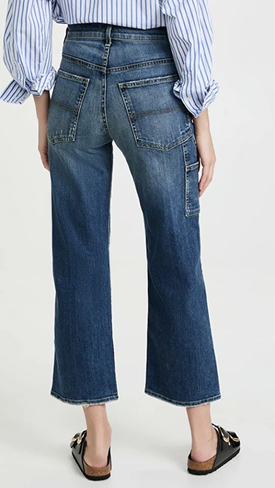 Distressed Jeans * | Coupon Nili Lotan Violette Jeans Classic Wash