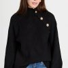 Turtle & Mock Necks * | Best Deal Line & Dot Stevie Sweater Black