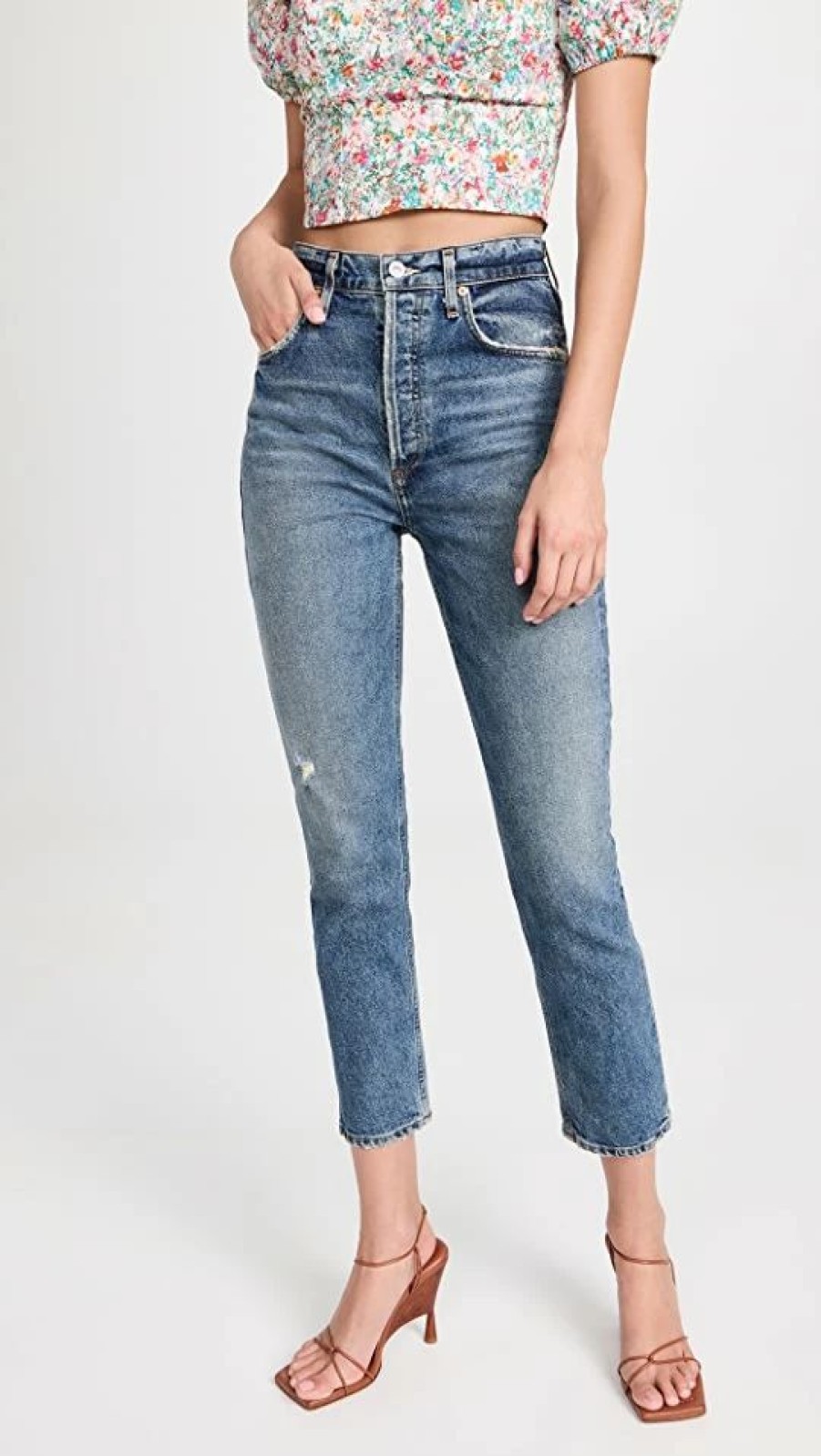 Distressed Jeans * | Cheapest Citizens Of Humanity Jolene High Rise Vintage Slim Jeans Songbird