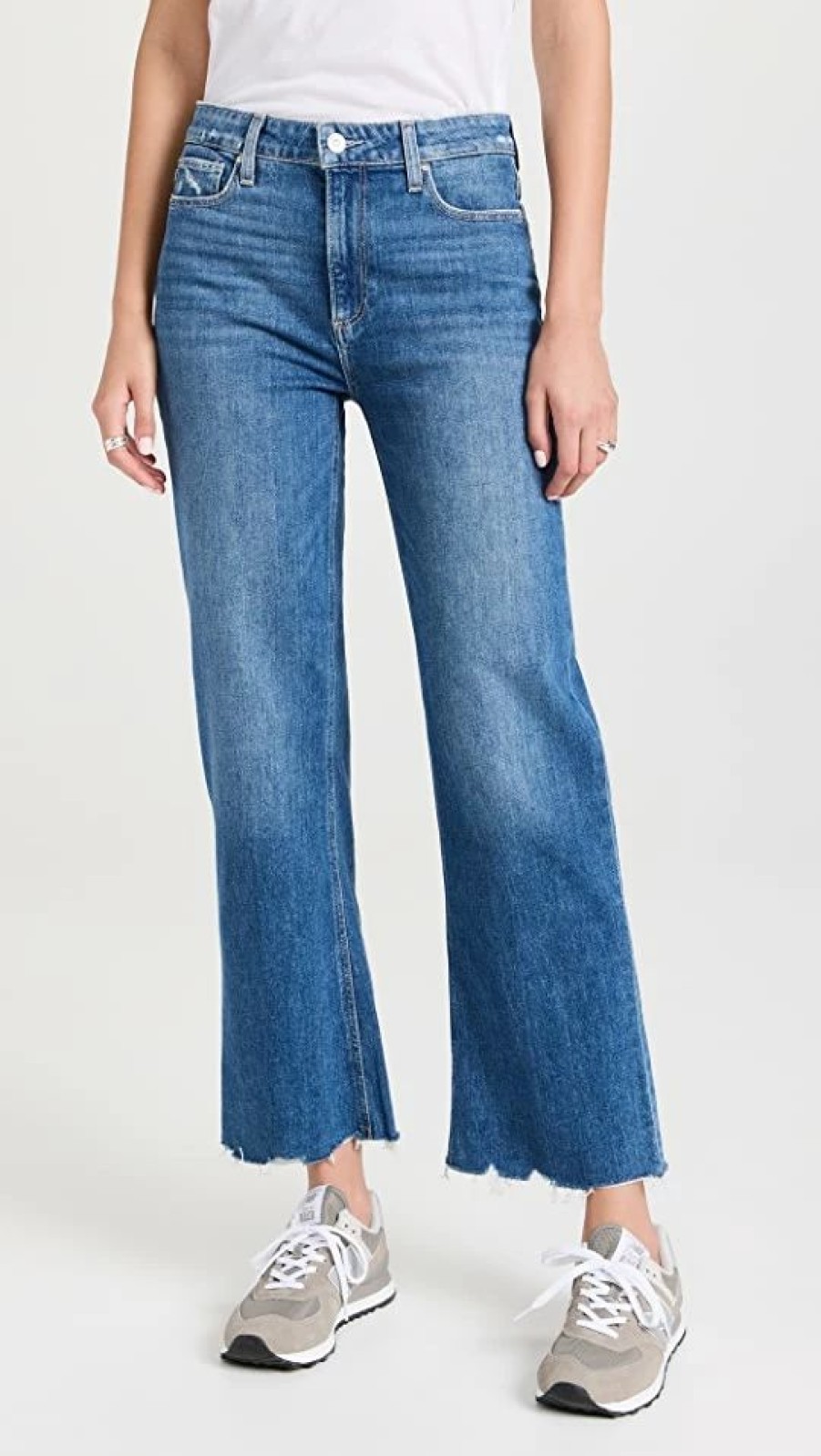 Distressed Jeans * | Flash Sale Paige Leenah Ankle Jeans Concerto Distressed