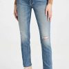 Distressed Jeans * | Hot Sale Mother The Mid Rise Dazzler Ankle Fry Jeans Going In Circles