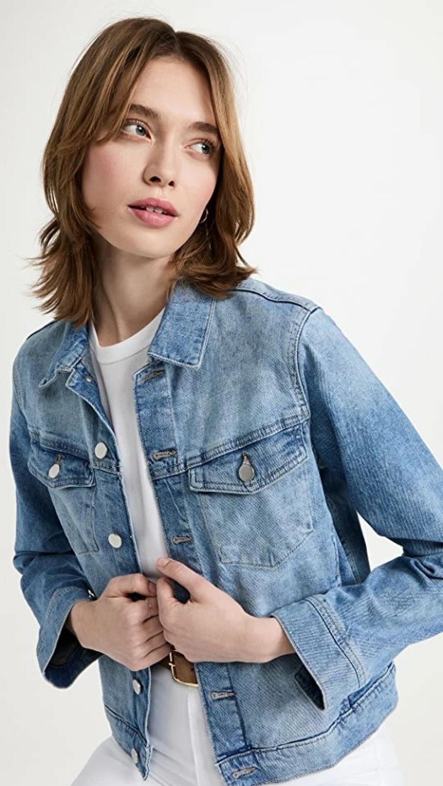 Jean Jackets * | Brand New Dl1961 Vika Classic Denim Jacket Droplet