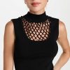 Turtle & Mock Necks * | Cheap Staud Denise Top Black