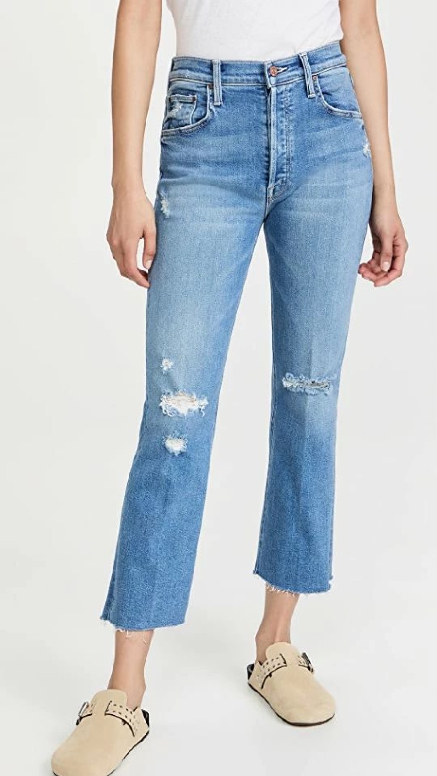 Distressed Jeans * | Top 10 Mother The Tripper Jeans Play Like A Pirate