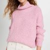 Turtle & Mock Necks * | Discount Isabel Marant Iris Sweater Light Pink