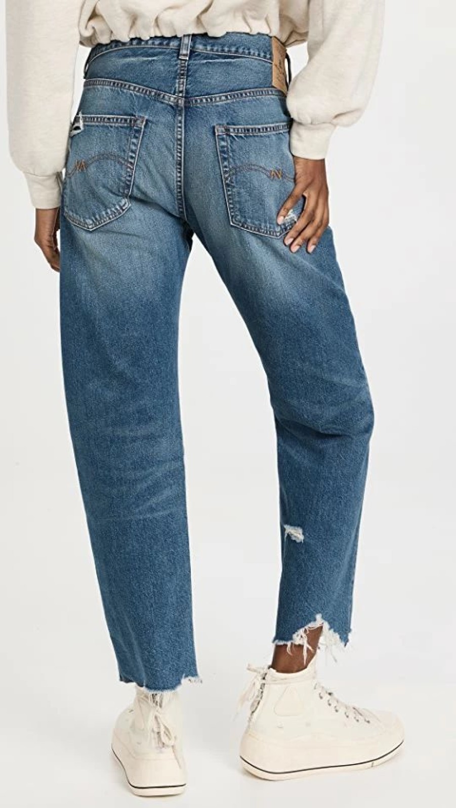 Distressed Jeans * | Outlet Denimist Lucy Boyfriend Jeans Burke