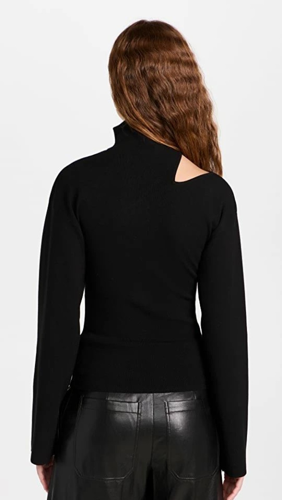 Turtle & Mock Necks * | Coupon A.L.C. Edith Sweater Black