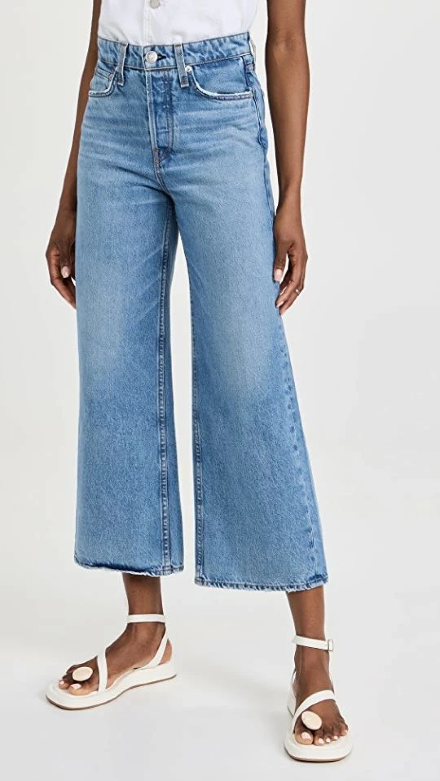 Distressed Jeans * | Flash Sale Rag & Bone Maya High Rise Jeans Hermosa