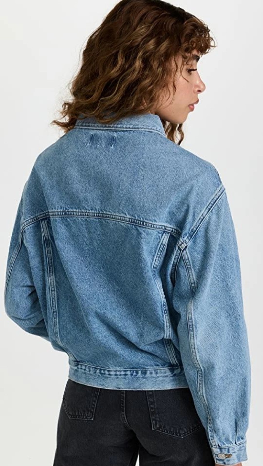 Jean Jackets * | Promo Agolde Charli Oversized Denim Jacket Debate