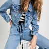 Jean Jackets * | Best Reviews Of Free People Ollie Femme Trucker Jacket Aged Stone