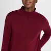 Turtle & Mock Necks * | Best Sale Splendid Emma Tunic Sweater Mulberry