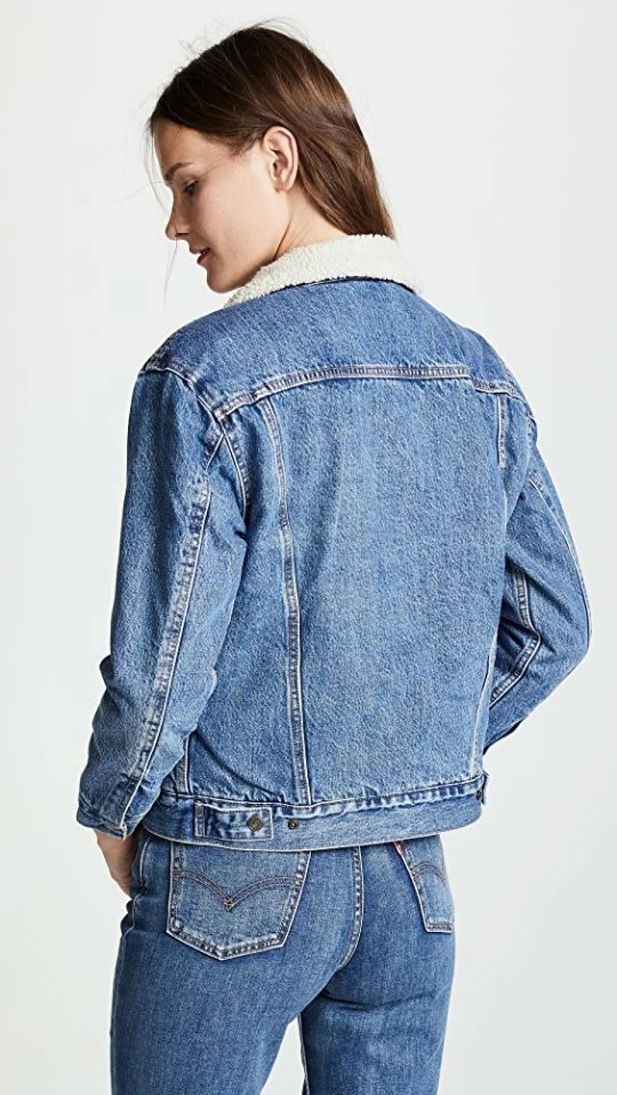 Jean Jackets * | Deals Levi'S Ex-Boyfriend Sherpa Trucker Jacket Addicted To Love