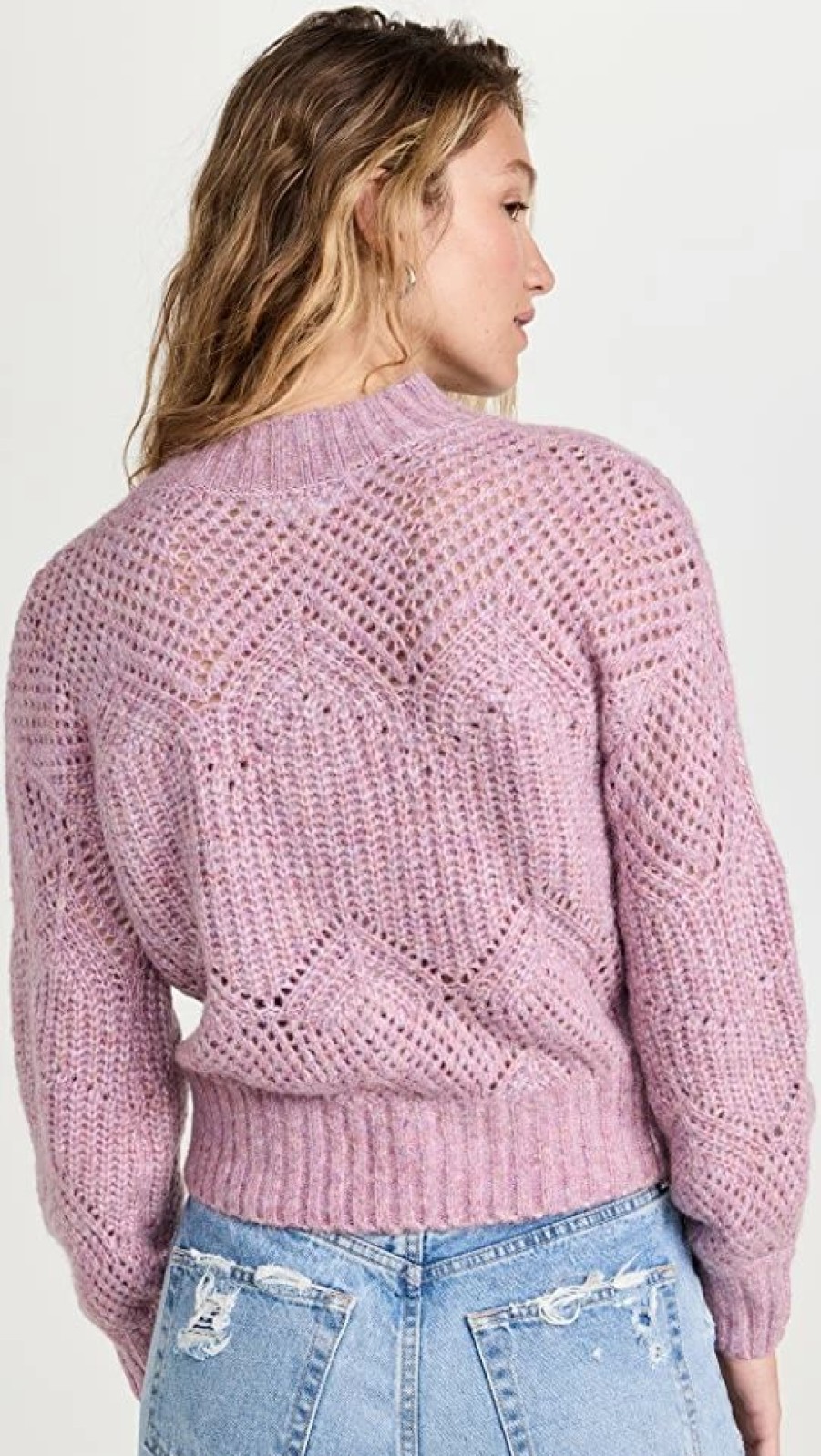 Turtle & Mock Necks * | Budget Astr The Label Serenity Sweater Lilac