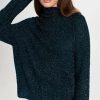 Turtle & Mock Necks * | Best Pirce Acne Studios Knitwear Turtleneck Petrol Blue