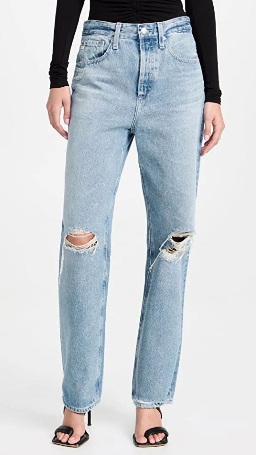 Distressed Jeans * | Hot Sale Ag Clove Straight Jeans 21 Years Performer