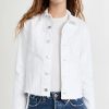 Jean Jackets * | Flash Sale L'Agence Janelle Slim Jacket Blanc