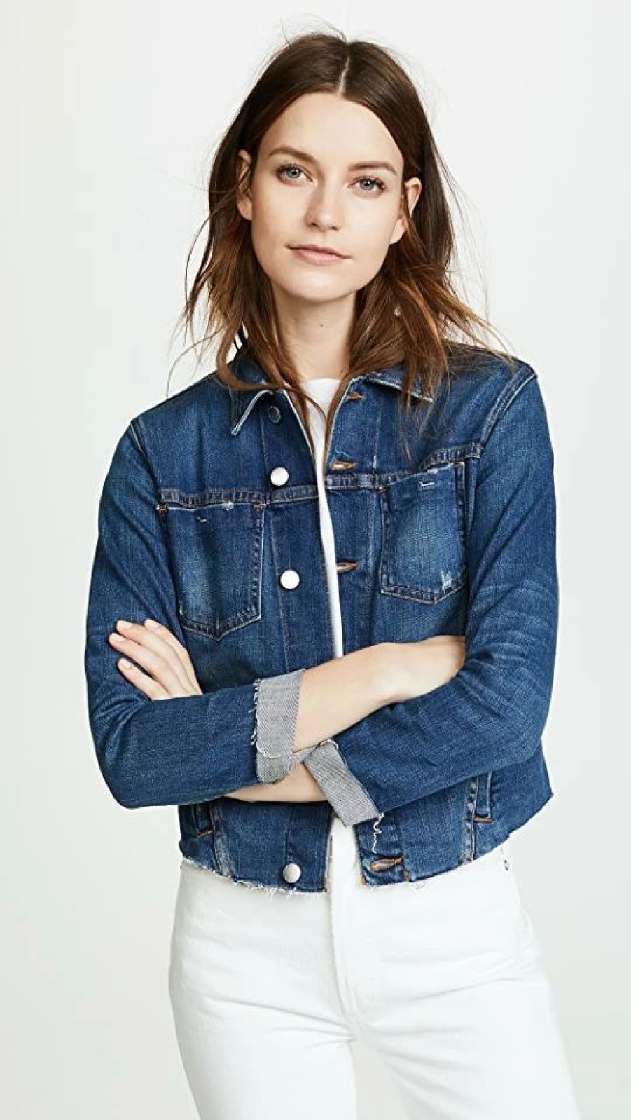 Jean Jackets * | Best Pirce L'Agence Janelle Jacket Authentique