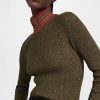 Turtle & Mock Necks * | Best Sale Wales Bonner Fusion Sweater Khaki