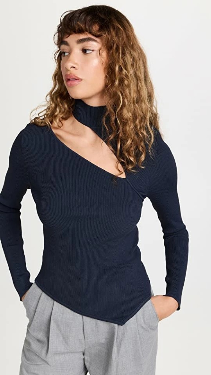 Turtle & Mock Necks * | Wholesale Cult Gaia Krislyn Top Aspen