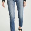 Distressed Jeans * | Hot Sale Moussy Vintage Mv Vienna Tapered Jeans Blue