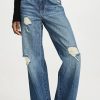 Distressed Jeans * | Best Sale Amo Frida Flare Jeans Blue Pine