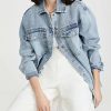 Jean Jackets * | Promo Pistola Denim Mandy Oversized Shacket Paloma