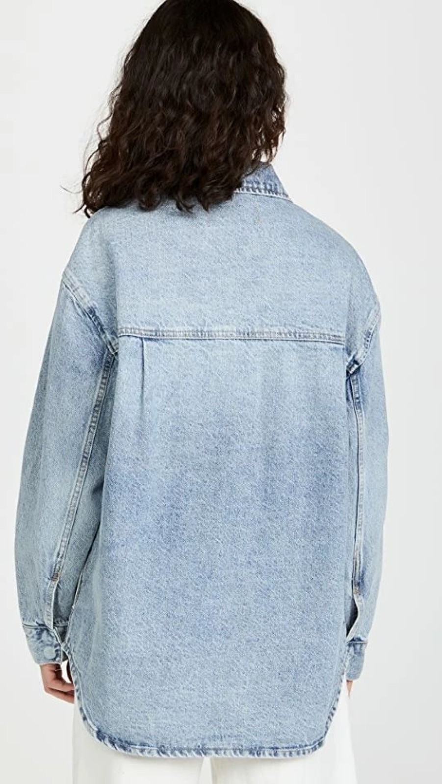 Jean Jackets * | Promo Pistola Denim Mandy Oversized Shacket Paloma