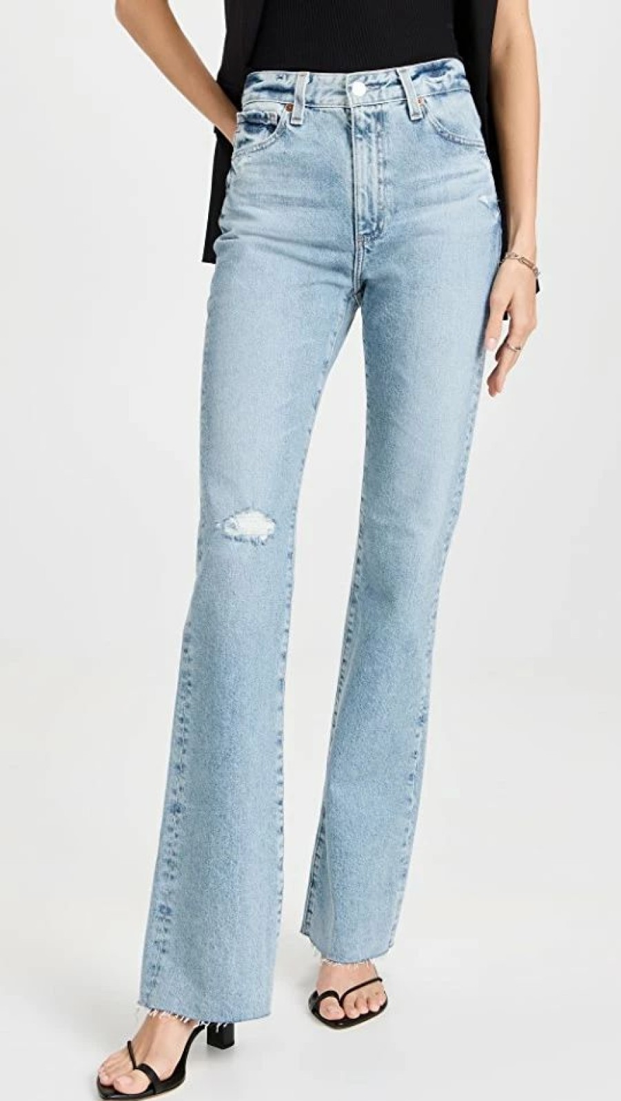 Distressed Jeans * | Outlet Ag Alexxis Boot Jeans Summer Solstice