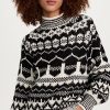 Turtle & Mock Necks * | Coupon Line Allegra Pullover Sweater Black Diamond