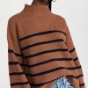 Turtle & Mock Necks * | Coupon A.L.C. Louise Sweater Bronze Tone/Navy