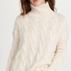 Turtle & Mock Necks * | New Lisa Yang Manuela Cashmere Sweater Cream