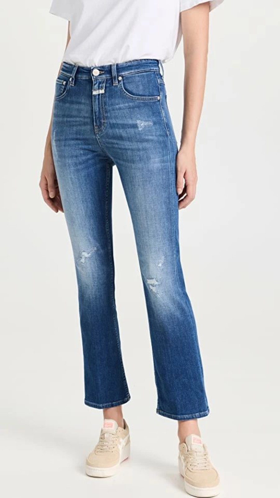 Distressed Jeans * | Flash Sale Closed Baylin Jeans Mid Blue