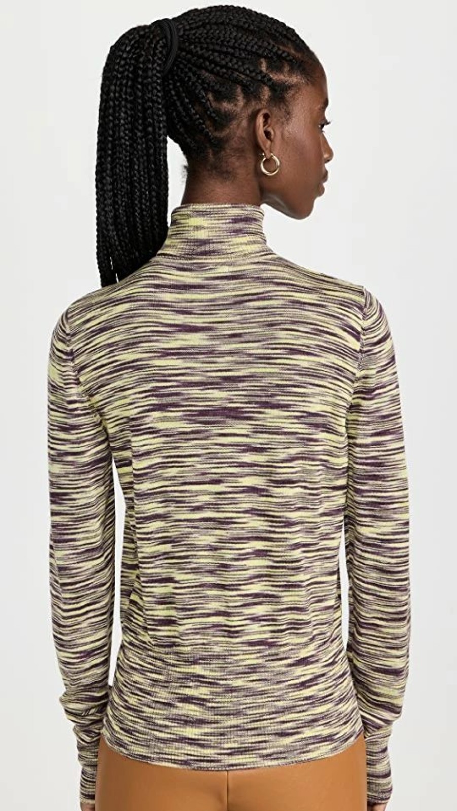 Turtle & Mock Necks * | Wholesale Rachel Comey Pacific Top Purple Multi