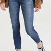 Distressed Jeans * | Buy Moussy Vintage Tyrone Skinny Blue Jeans