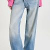 Distressed Jeans * | Brand New R13 Wideleg Cross Over Jeans Delancey