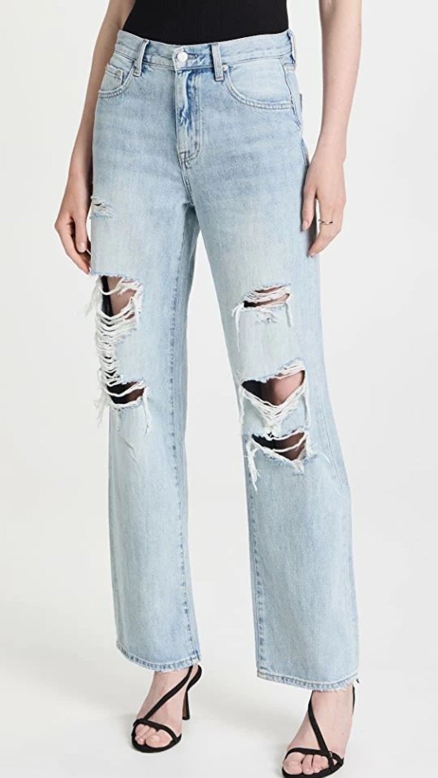 Distressed Jeans * | Best Pirce Pistola Denim Bobbie Jeans Encinitas Distressed