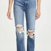 Distressed Jeans * | New Khaite Danielle High Rise Stovepipe Jeans Portland