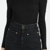 Turtle & Mock Necks * | Budget Jonathan Simkhai Lila Cold Shoulder Pullover Black