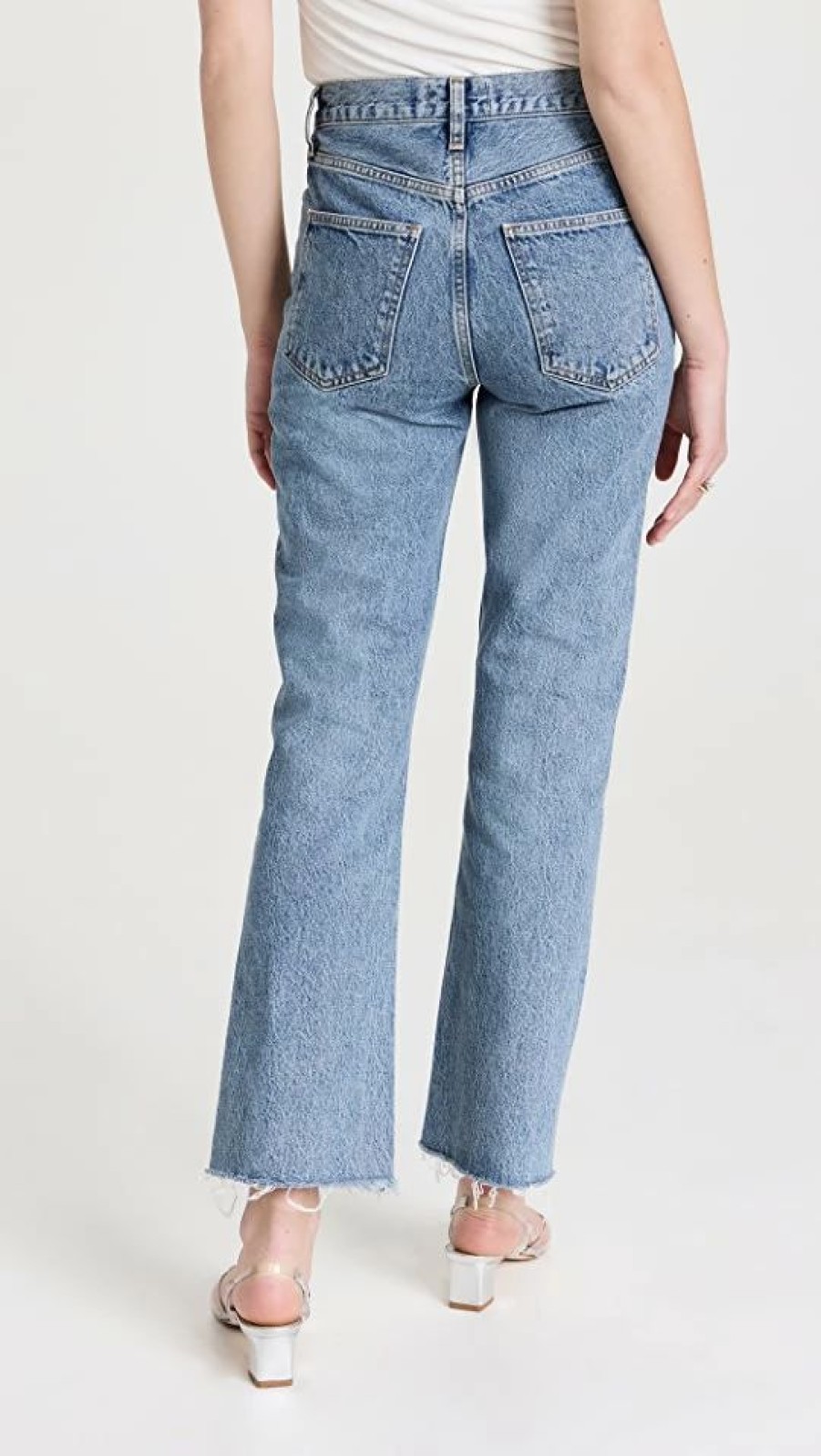 Distressed Jeans * | Budget Agolde Mid Rise Relaxed Boot Jeans Static