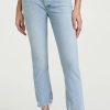 Distressed Jeans * | Best Deal Agolde Riley Crop Jeans Bitter